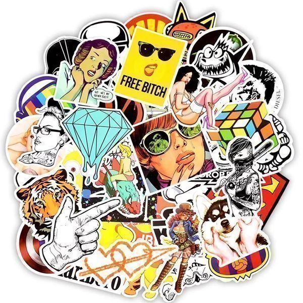 Sticker: 100 Stk.MIXED Grafiti Aufkleber – Nuovo e nell'imballaggio originale da Winterthur venduto da Neilpryde01 3