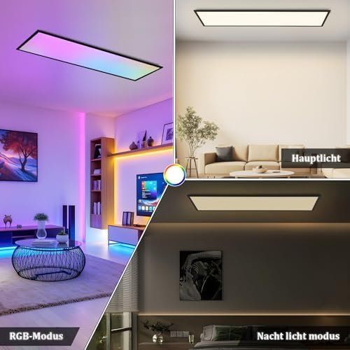 Lustres & lampes de plafonds: LED Panel Dimmbar Deckenleuchte RGB Farbwechsel Deckenpanel – Neuf avec emballage d'origine à Hundwil par pak_b5sl 4