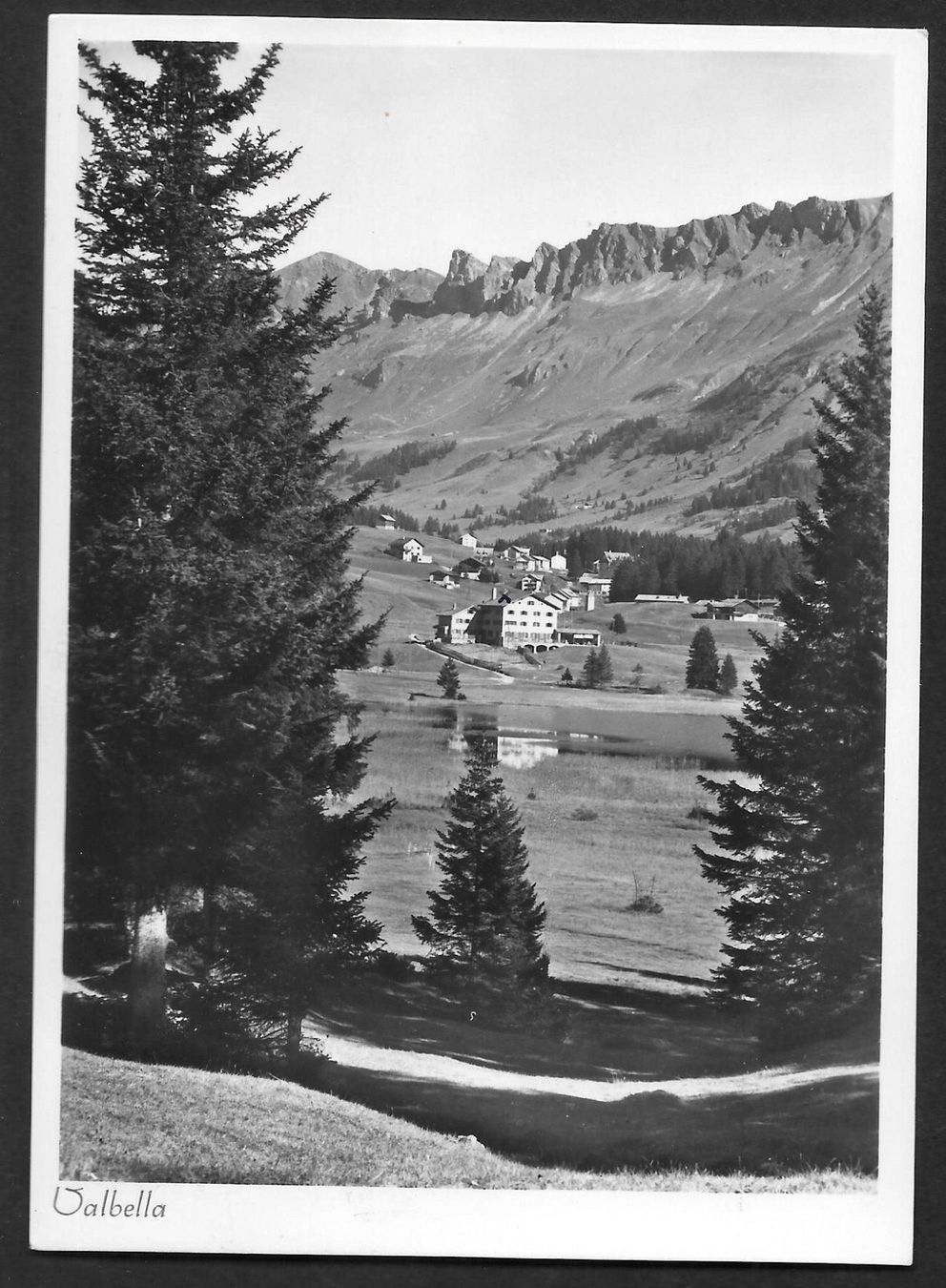 Cartoline postali: Valbella - Lenzerheide Teilansicht – Usato da Olten venduto da clotaldi