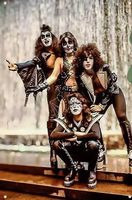 KISS Blechschild Metal Rock Band