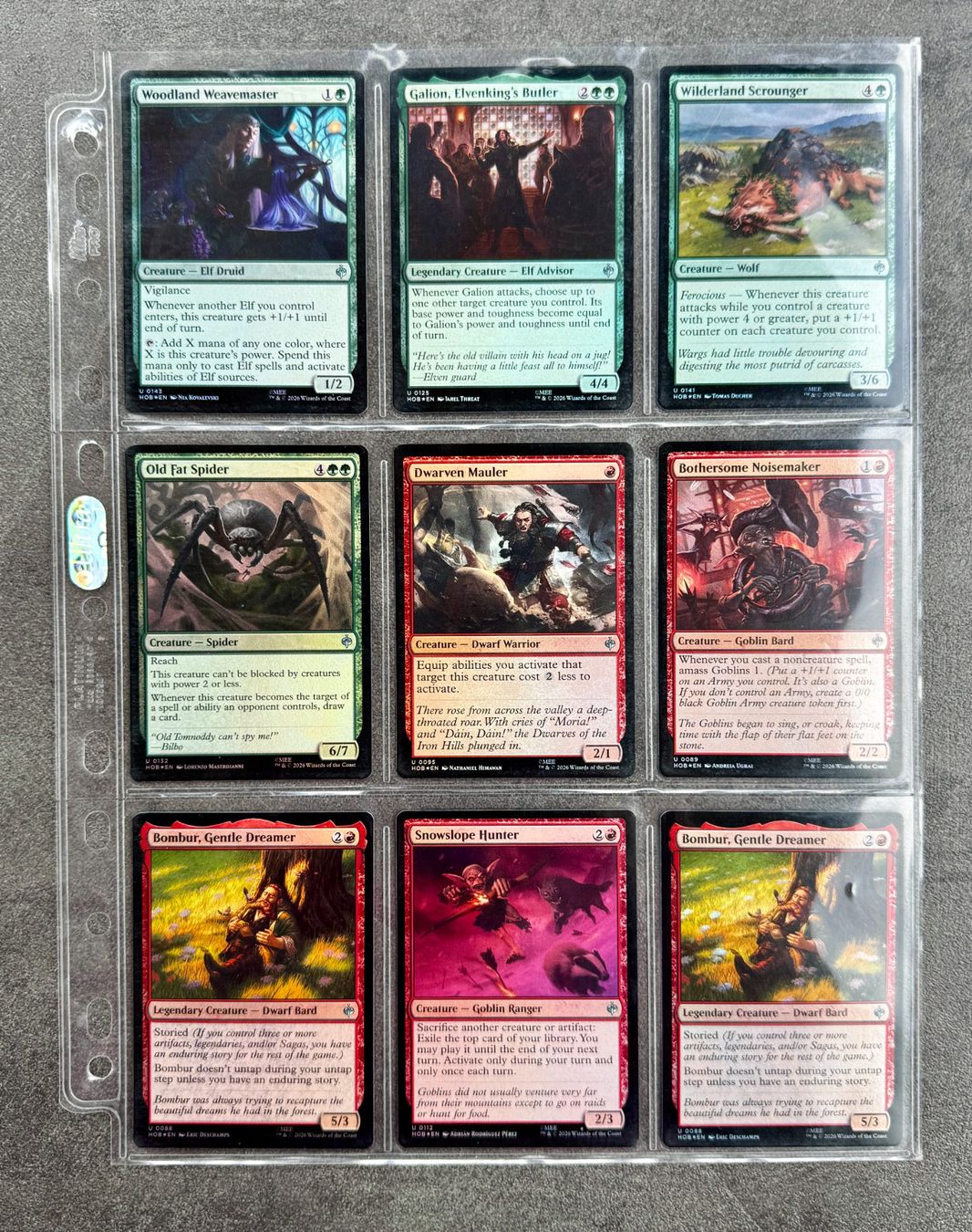 Magic The Gathering Sammelbilder & Trading cards: The Hobbit Foil Uncommons 40stk. – Neu (gemäss Beschreibung) aus Rechthalten von hosme_be 1