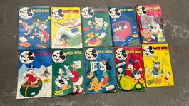 Micky Maus Comics Konvolut 1971, 35 Stück