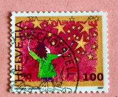 Nr.1244 mit Stempel Lasst Liebe sprechen 2007 