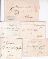 10 Stk. CH Vorphila Briefe, Belege