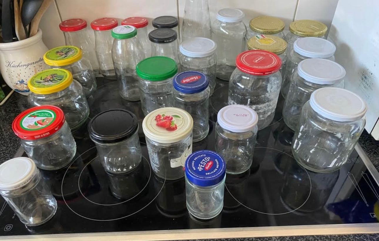 Contenitori & Simili: Diverse leere Konfigläser/Einmachgläser, ca. 30 Stück – Usato da Bolligen venduto da Mitica 1