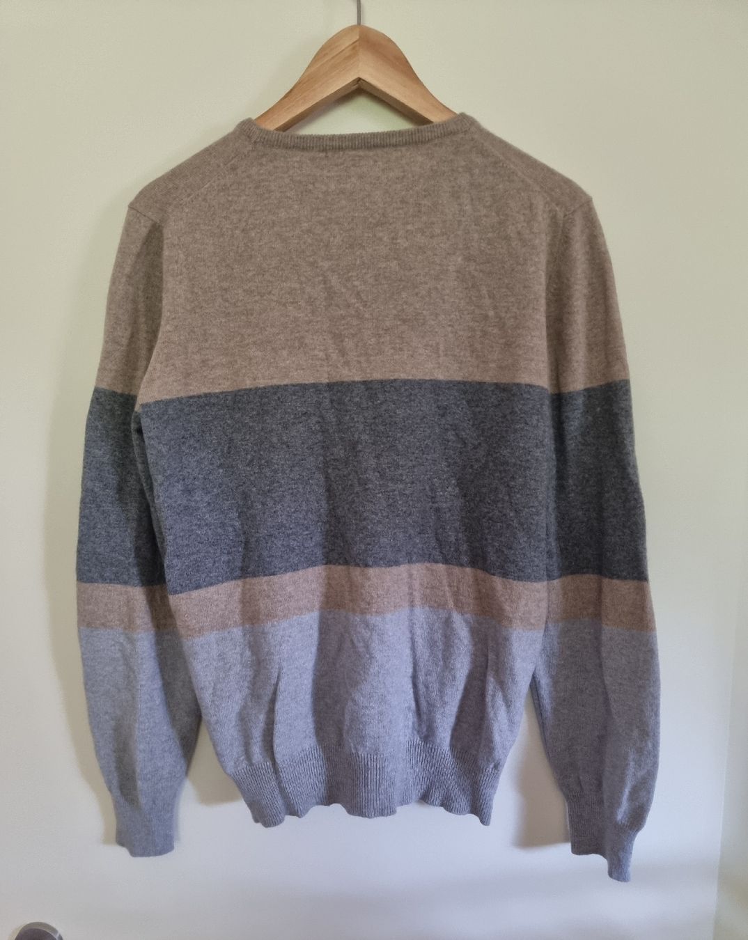 Pullover & Sweatshirts: Leichter Herren Pullover gestreift Schurwolle/ Kaschmir Mix – Gebraucht aus Rigi-Kaltbad von Marion_Fercher 1
