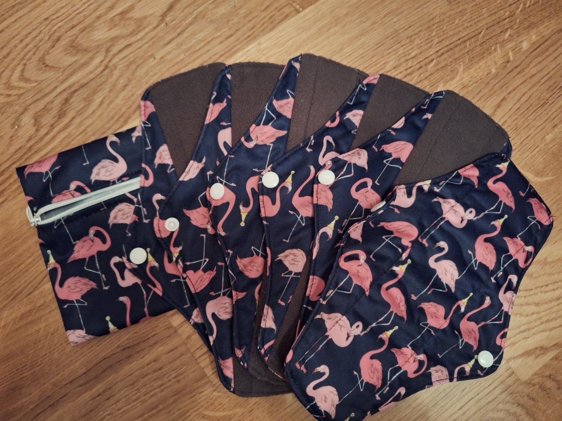 Pflegeprodukte: Stoffbinden Set mit Flamingo Motiv – Neu (gemäss Beschreibung) aus Thun von Nalu02