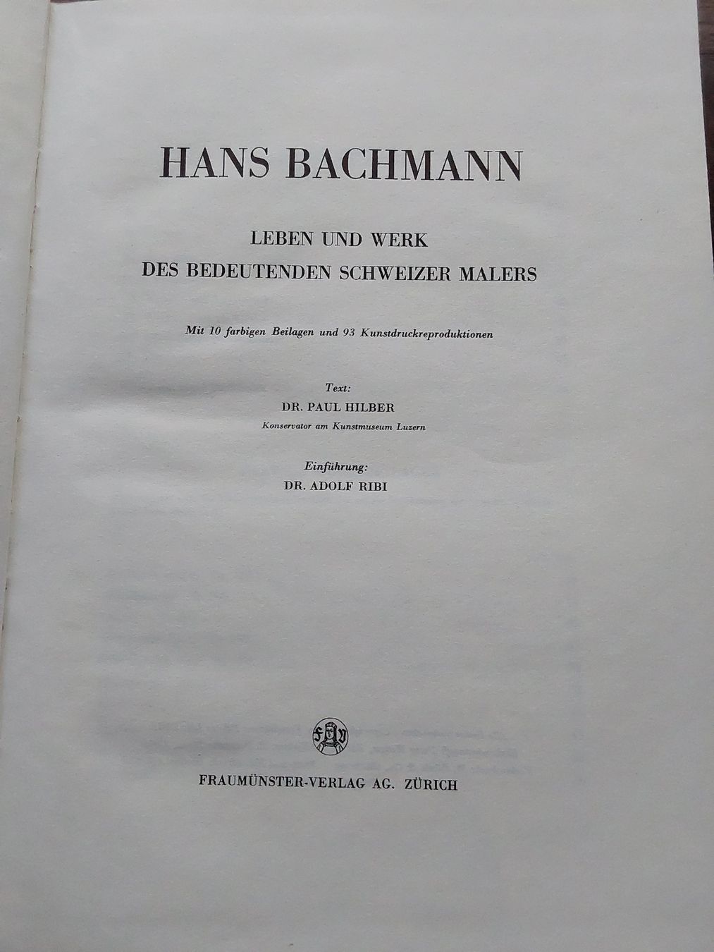 Libri: Hans Bachmann.1949 mit 136 Seiten.  – Usato da Steinach venduto da Chilli1957 4