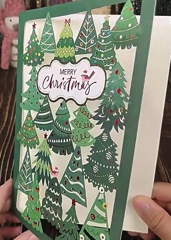 Cartoline: Filigrane Weihnachtskarte mit farbigem Umschlag – Nuovo e nell'imballaggio originale da Zürich venduto da Grussatelier 2