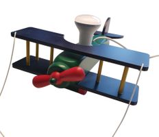 Holzflugzeug Deckenlampe