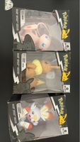 Pokemon Vinyl Figuren Set Mew Evoli hopplo