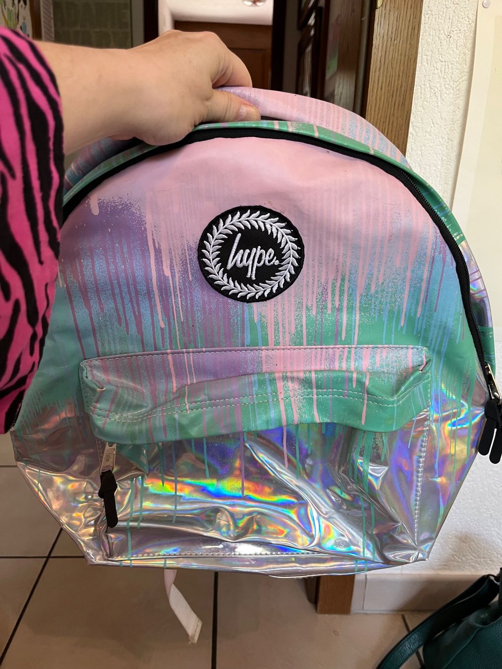 Borse & Zaini: Sac à dos école marque Hype rose violet tbe – Usato da Porrentruy venduto da Madamebovary