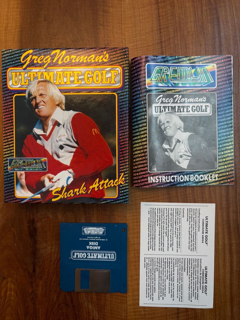 Giochi: Amiga Spiel: Greg Norman's Shark Attack - Ultimate Golf – Usato da Niederhasli venduto da Manuf0 1