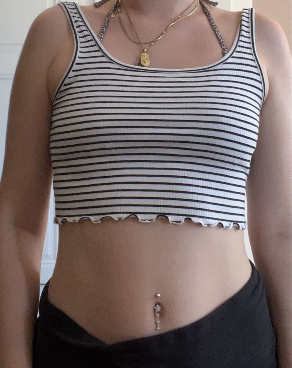 Tops: Kurzes Sommertop gestreift – D'occasion à Bern par sosophie