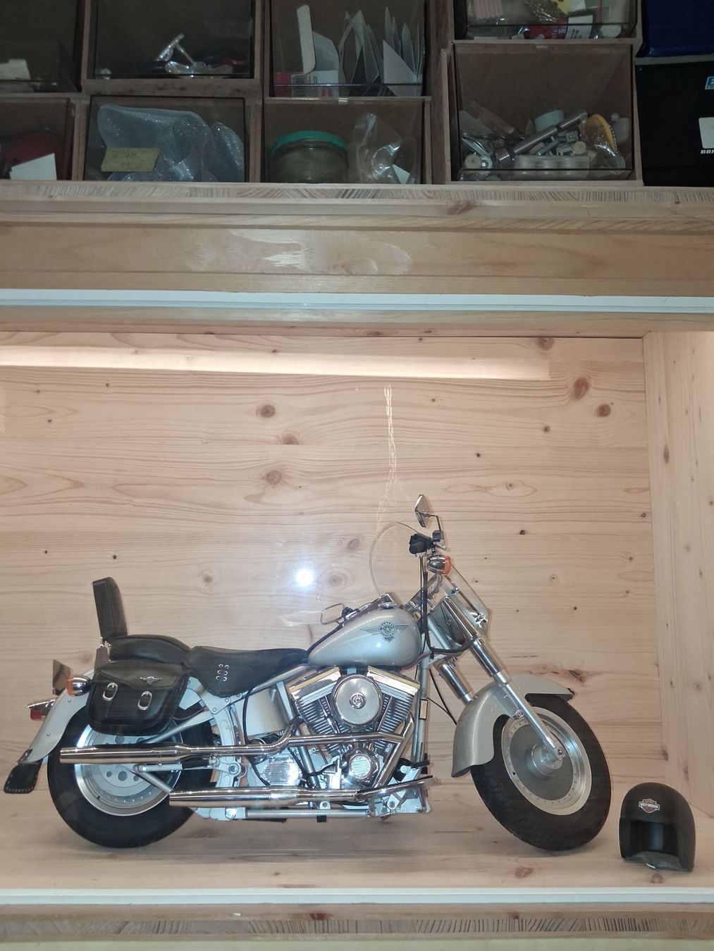 Kit di modellismo & Modellini statici: Harley-Davidson "Fat Boys" éch. 1/4 métal, Kit monté – Usato da Mézery-près-Donneloye venduto da denzer 4