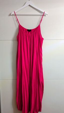 Süsses pinkes Sommerkleid Gr. 42 von Manor