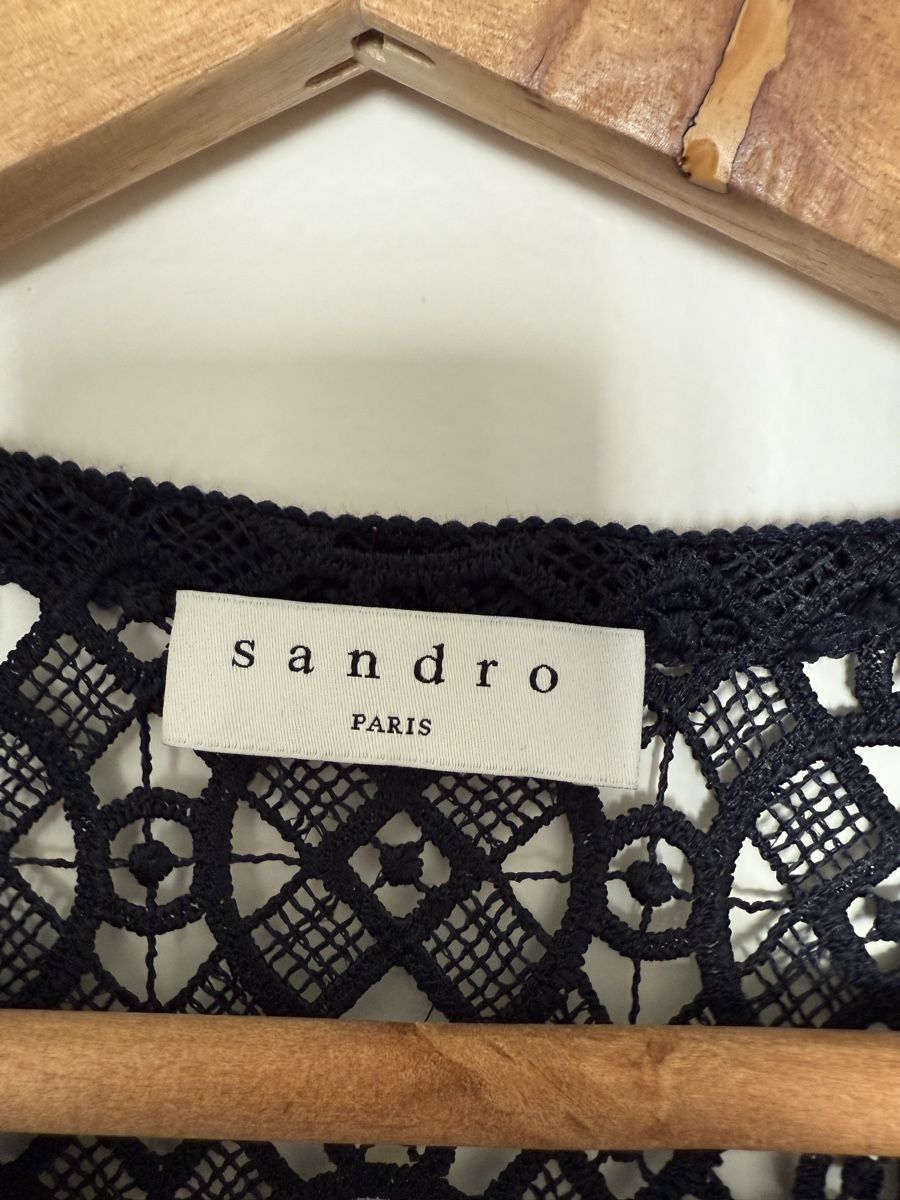 Sandro Vestiti: Robe Sandro 38, dentelle marine – Nuovo (secondo la descrizione) da Lausanne venduto da Fjas01 1