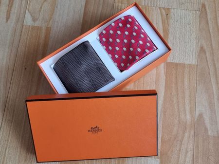 Hermes Kravatten Set ORIGINAL 5273 SA & 5283 SA