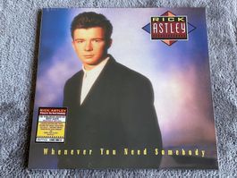 Rick Astley Whenever You Need Somebody Red Vinyl LP RSD 2022