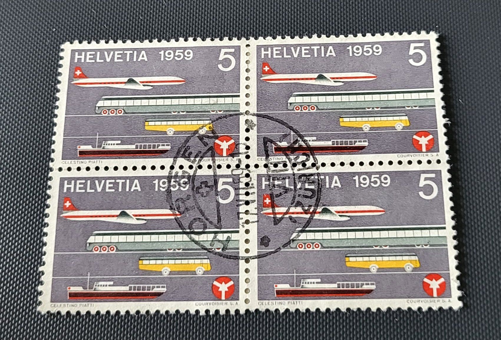 Tutti i francobolli: Viererblock mit Vollstempel Horgen – Usato da St Gallen venduto da Stampsalshobby