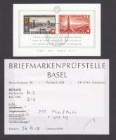 Bundesfeierblock 1942, Befund+++++