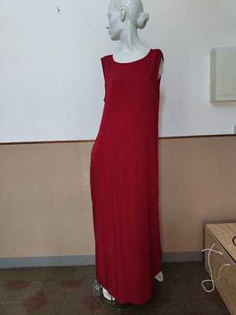 Abito lungo estivo Chicorée rosso taglia L - Nuovo!