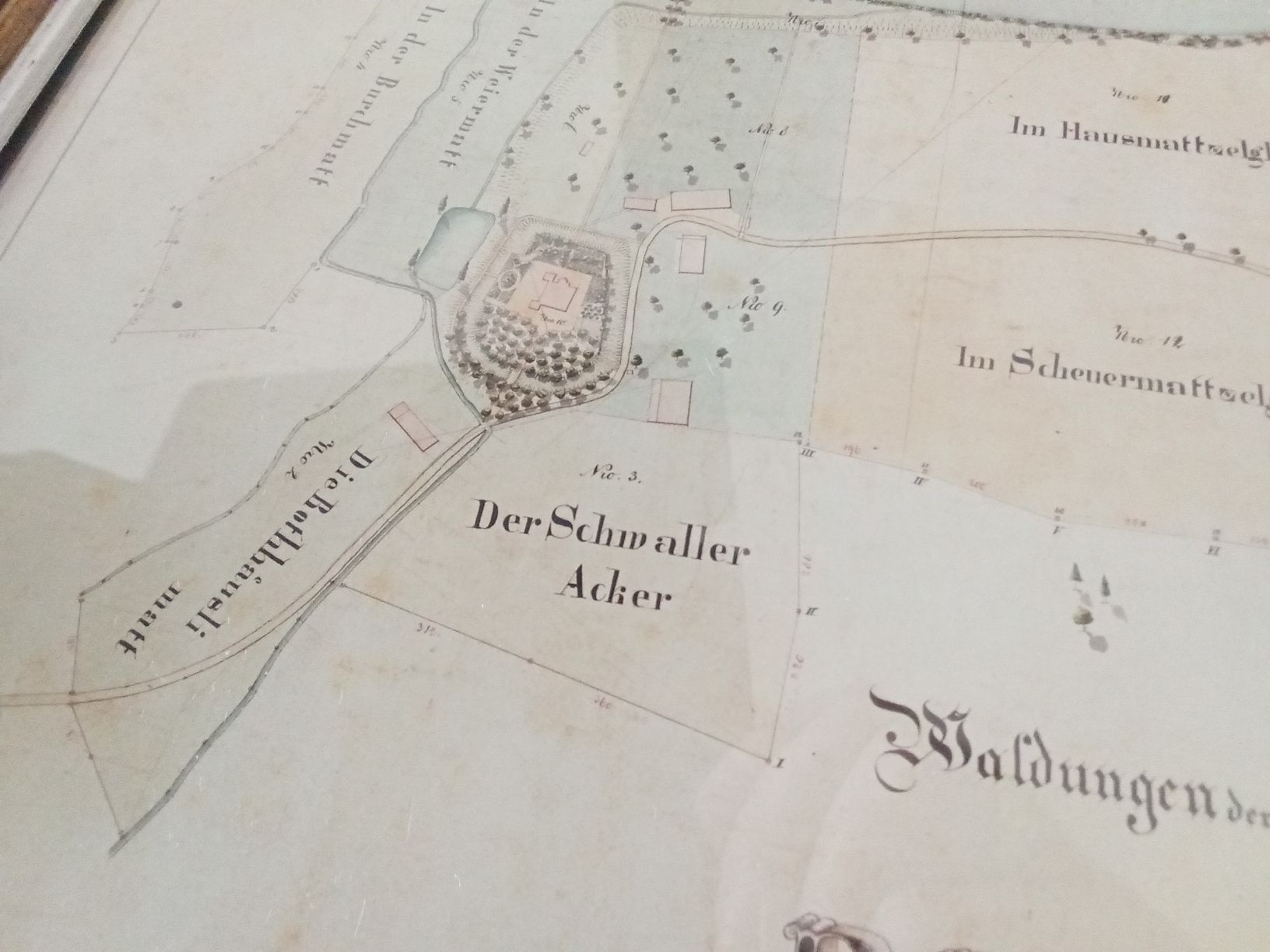 Cartes géographiques & atlas: LANDKARTE :PLAN WILIHOF LUTTERBACH 1848 – D'occasion à Muri BE par Alk 5