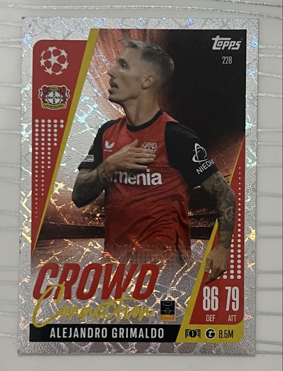 Topps Carte collezionabili: FIFA Card Alejandro Grimaldo Crowd Collection 228 – Nuovo (secondo la descrizione) da Wohlen AG venduto da sannie.berry