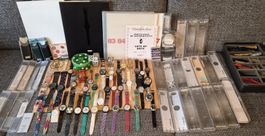 Grosse Swatch Sammlung - 46 Stück ab 1983 inkl. div Boxen