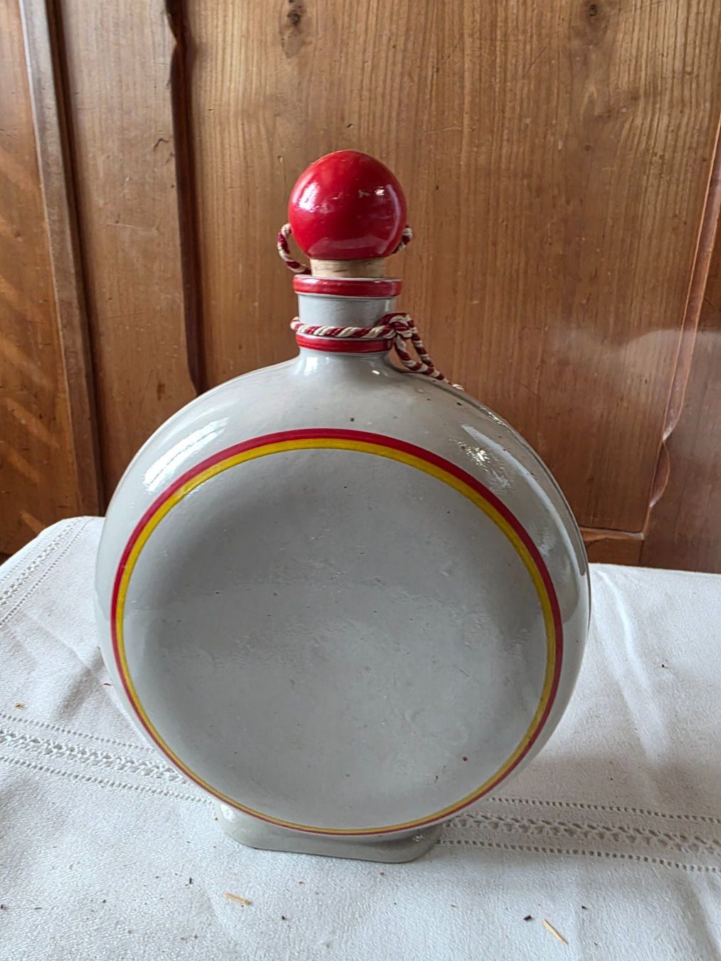 Bottiglie: antike Steingut Flasche VK 1939 Buchecker Luzern – Usato da Walterswil BE venduto da Lonitti 1