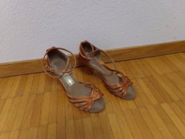 Damen Tanz Schuh bronze  Salsa  Gr. 39