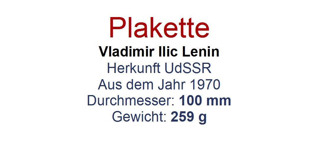 Medaglie: Plakette LENIN – Usato da Flamatt venduto da samowarow 1
