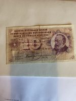 10 Franken 1976 Banknote CHF Sammlerstück guter Zustand