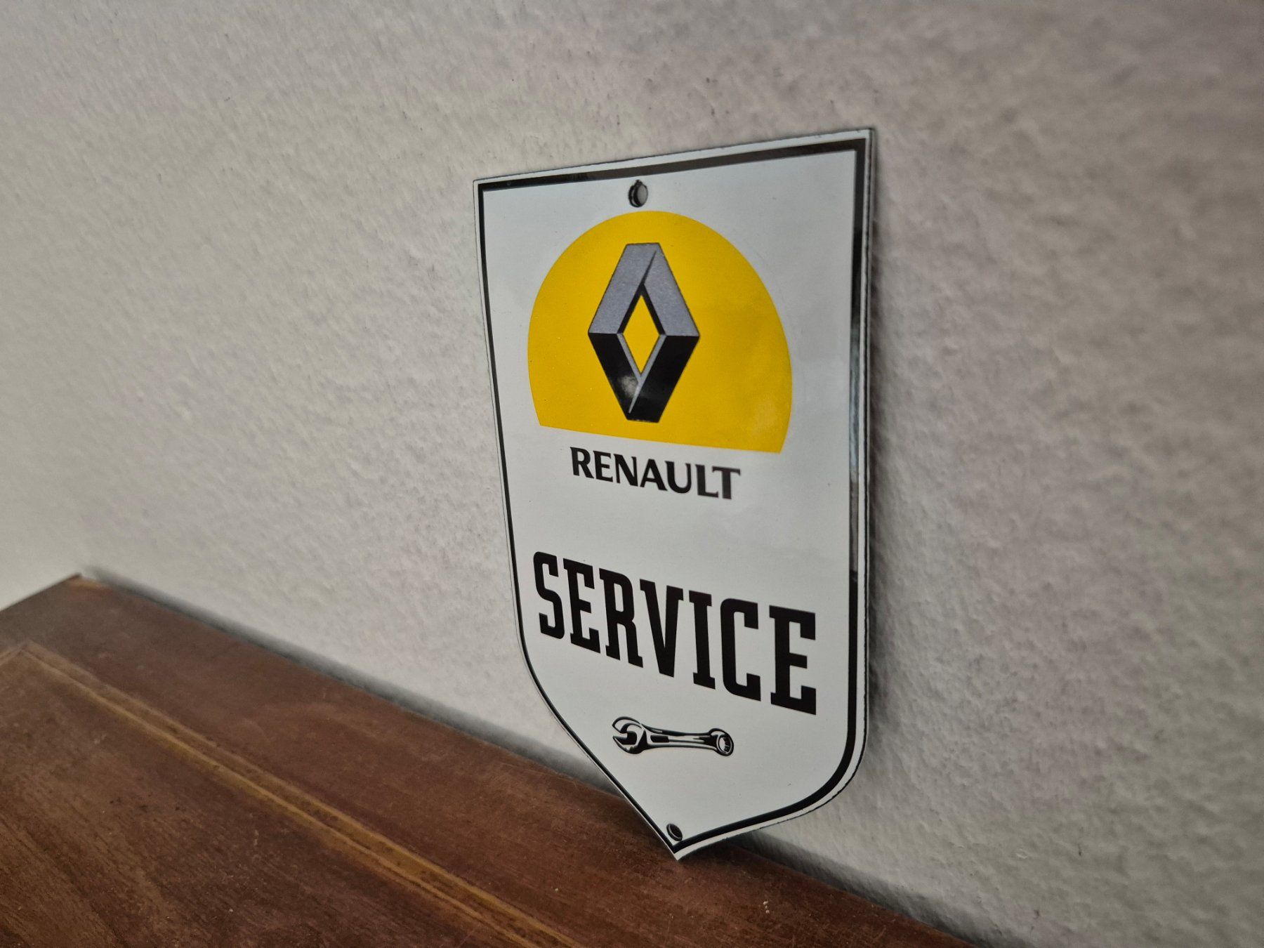 Schilder: Emailschild Renault Service Logo Werkstatt Emaille Schild – Neu (gemäss Beschreibung) aus Schaffhausen von pfanis09 3