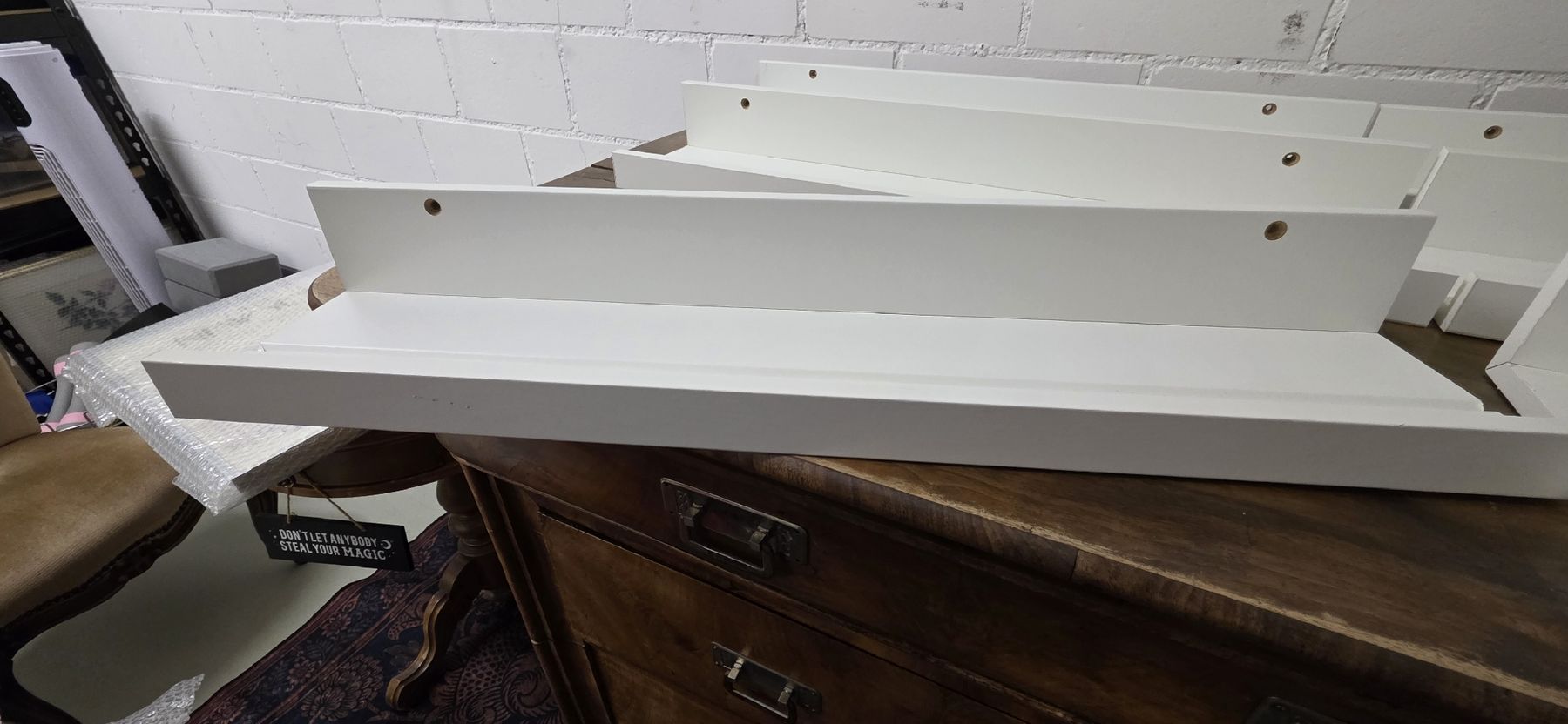 Ikea Regale: Mosslanda Leiste - 55 cm - weiss – Gebraucht aus Tann von Emerald_22 2