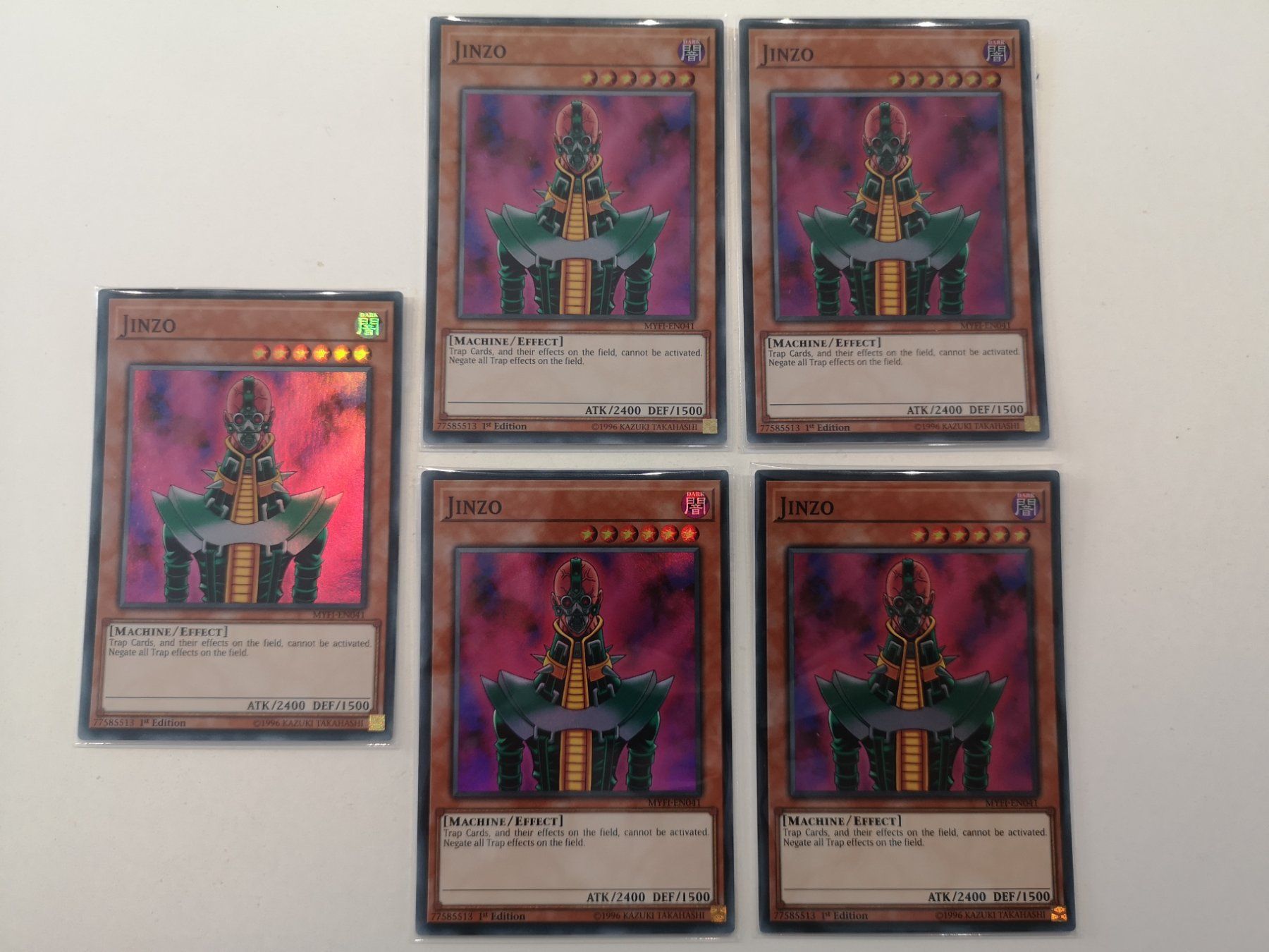 Yugioh Carte collezionabili: Jinzo Super Rare 1.Edition Englisch Mint – Nuovo (secondo la descrizione) da Boswil venduto da ShoppingCenterCity 7