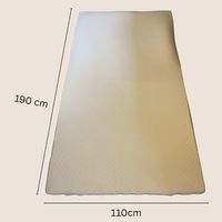 Topper materasso 110x190 cm con borsa (van, camper o casa)