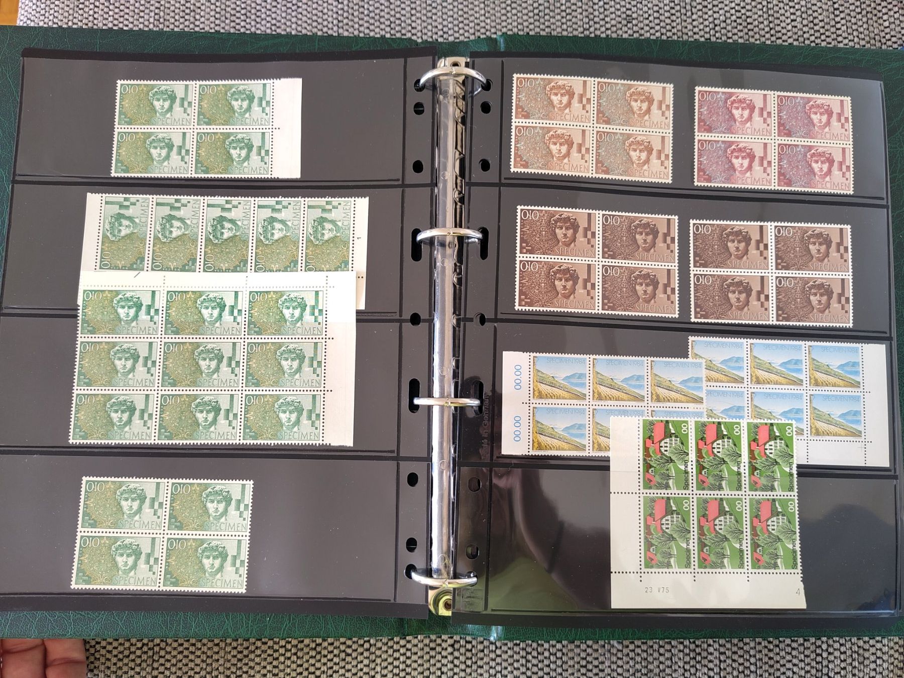 Tutti i francobolli: Sammlung Versuchsdrucke, 20 Seiten, PTT, Post – Nuovo (secondo la descrizione) da Wohlen AG venduto da gnabbr