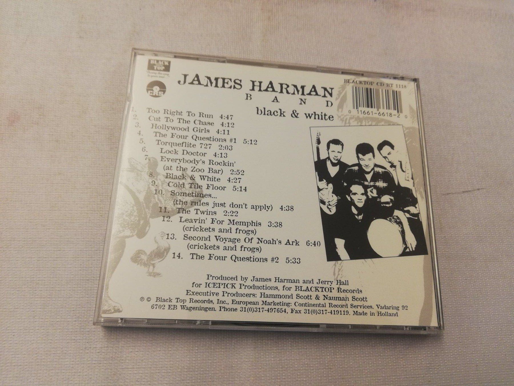 CD: JAMES HARMAN BAND - BLACK & WHITE – Usato da Bern venduto da Vinylsound.ch 1