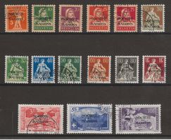 1922 : SDN Serie Nr. 1 - 15, einwandfrei : KP 485.--
