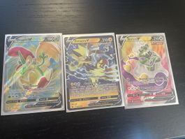 3 Pokemon Karten Drapfel V Zeraora V Boreos V Set