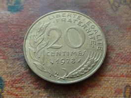 FRANCE  20 Centimes  1978