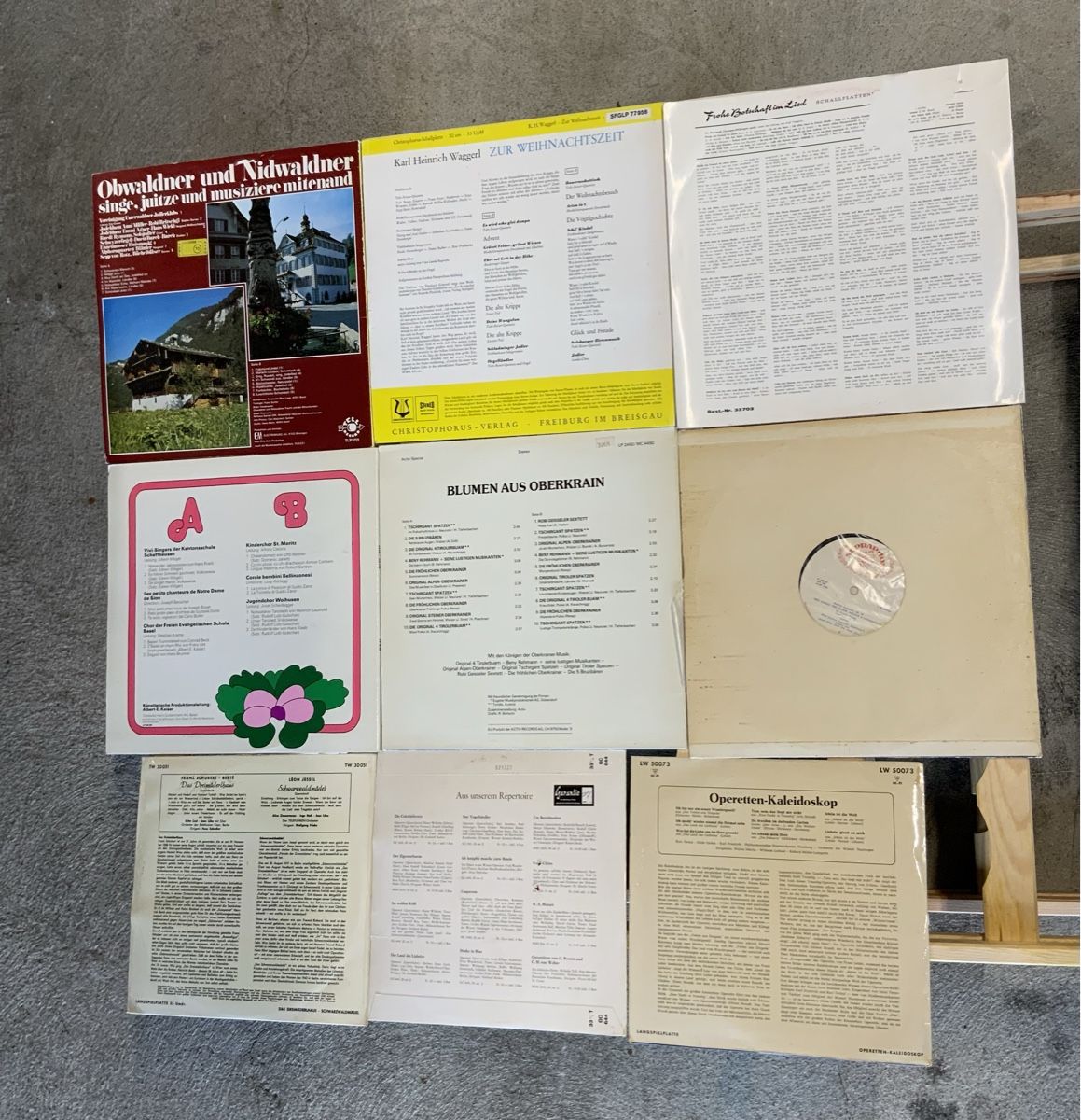 Schallplatten: Vinylplatten Konvolut (9 Stk.) – Gebraucht aus Magden von rom_5zrl 1