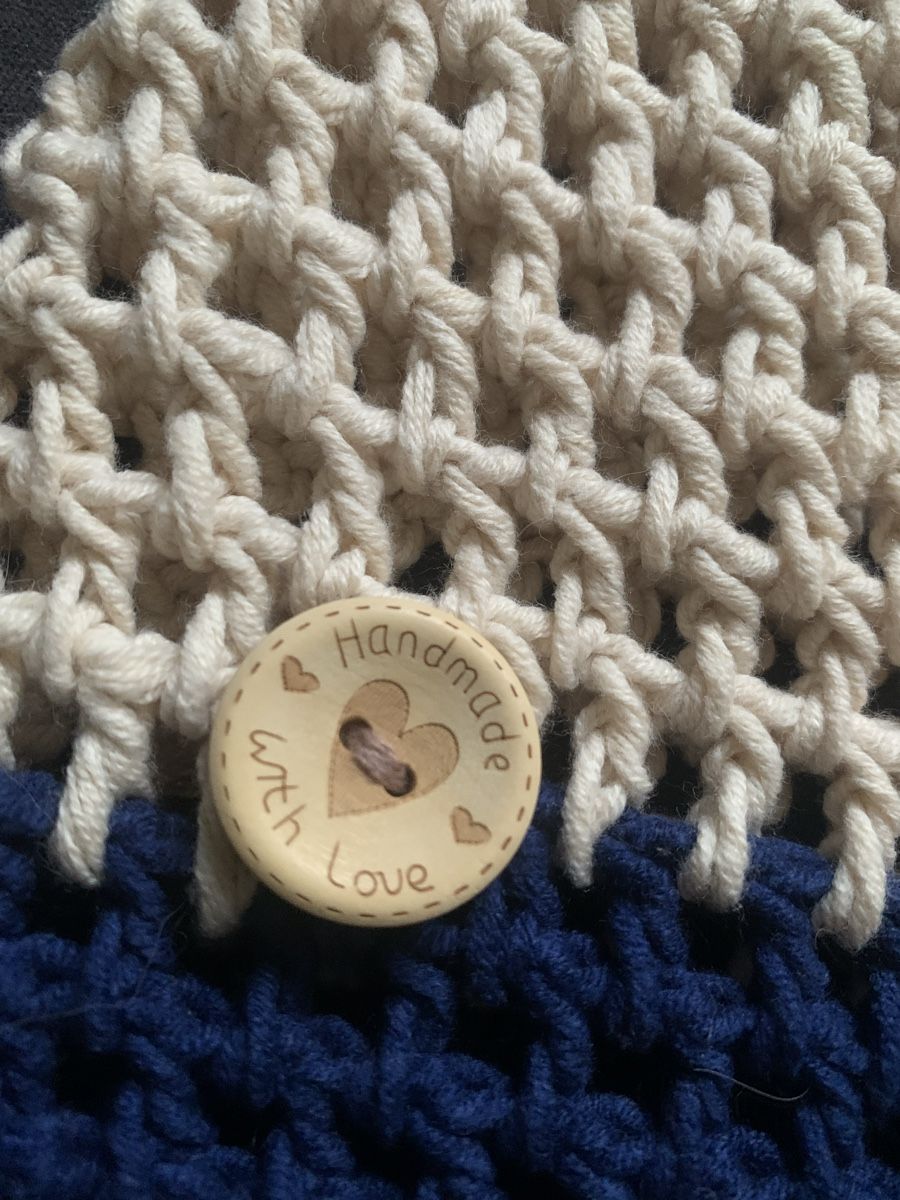 Borse: Handmade Crochet Bag - Stylish Summer Tote with Button – Nuovo (secondo la descrizione) da Mollis venduto da ole_xhk5 1