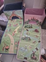Aufbewahrungsboxen mit Spielteppich 2er Set gut erhalten
