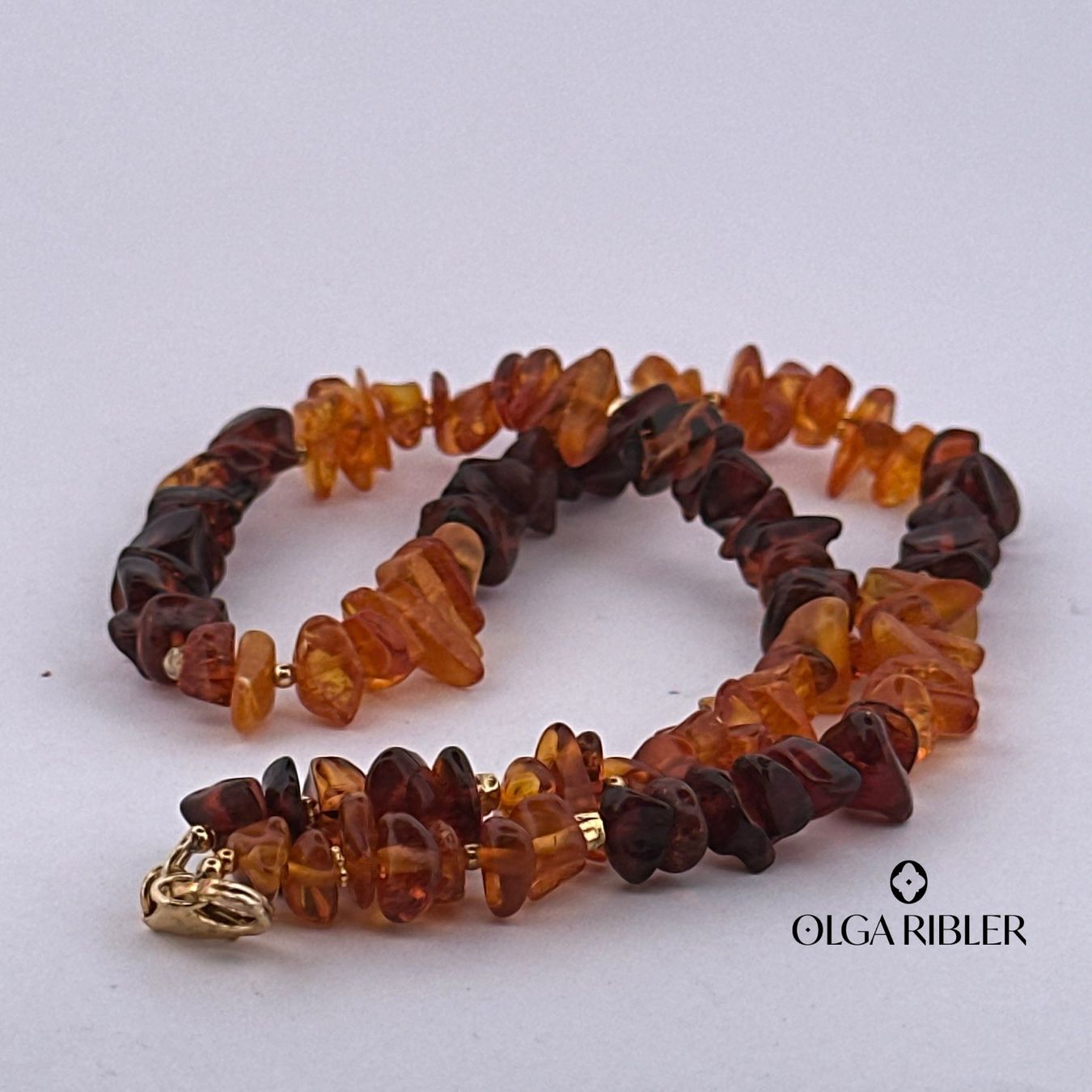 Olga Ribler Catenine: Bernstein Unikate Collier by Olga Ribler – Nuovo (secondo la descrizione) da Luzern venduto da Schmuckoutlet 8