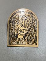 Vintage Fasnachtsplakette Wollerau Fidelitas 1986
