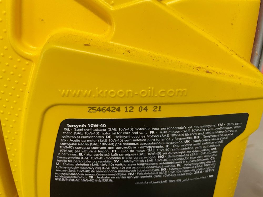 Kroon Oil Torsynth 10W-40 Motoröl, 4 Liter (Gebraucht) in Walterswil SO ...