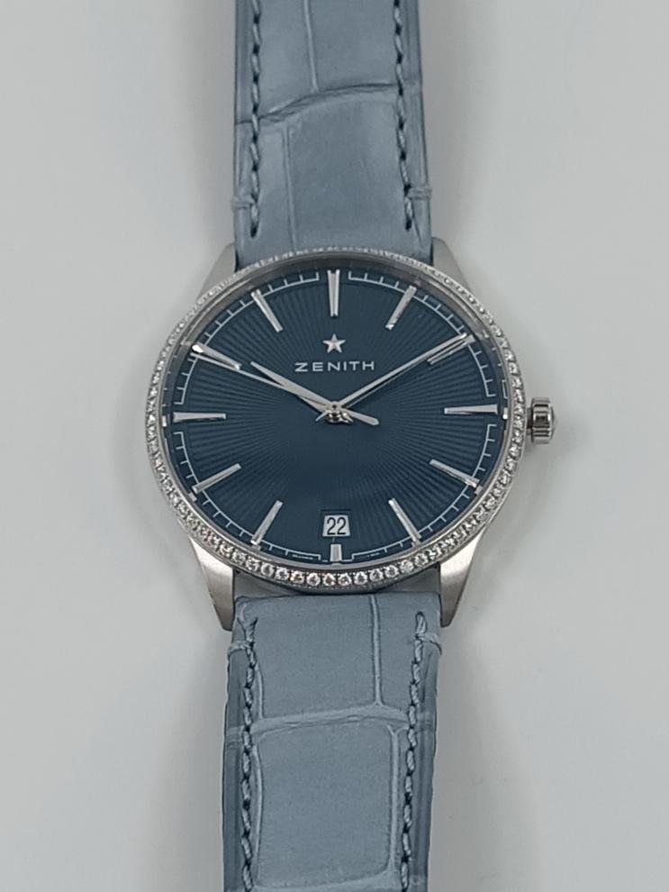 Zenith Orologi: ZENITH "ELITE CLASSIC" MIT DIAMANTLÜNETTE, 36 MM – Nuovo (secondo la descrizione) da Luzern venduto da EdiGem 6