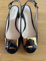 Prada Pumps Lackleder Schwarz Grosse 37.5 1/2